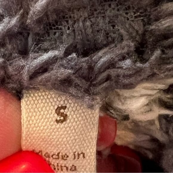 Soft Surroundings Fleece luxe Sherpa Ultra Plush 1/4 Zip Size Small Frosted Gray - Picture 8 of 10